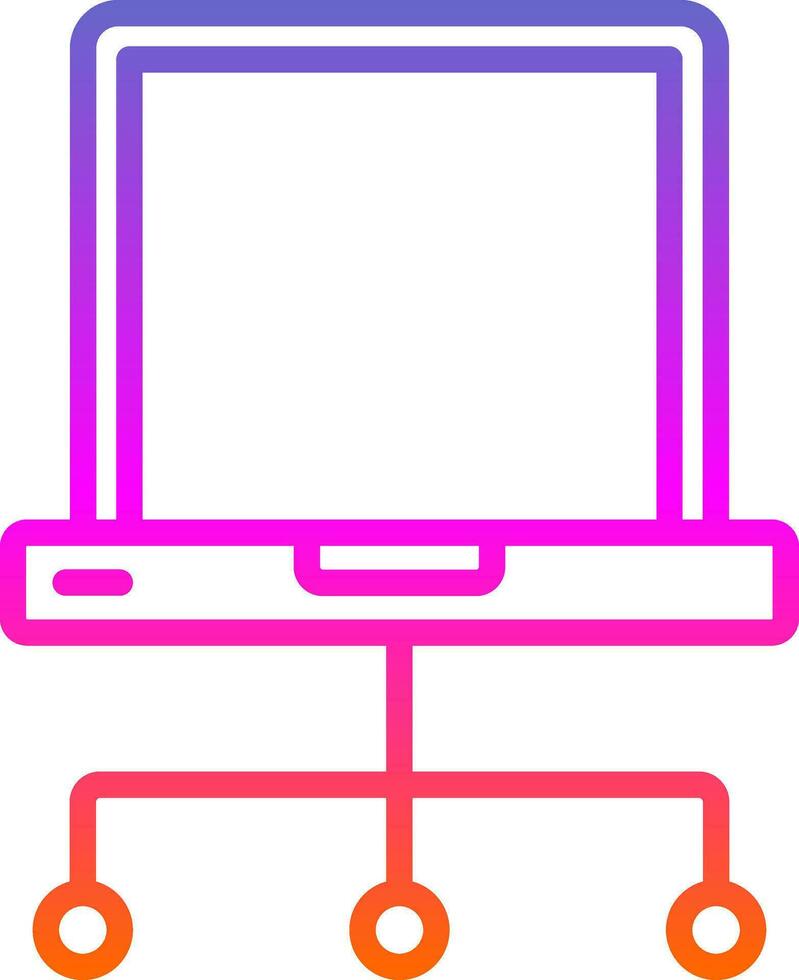 conception d'icône de vecteur d'ordinateur portable