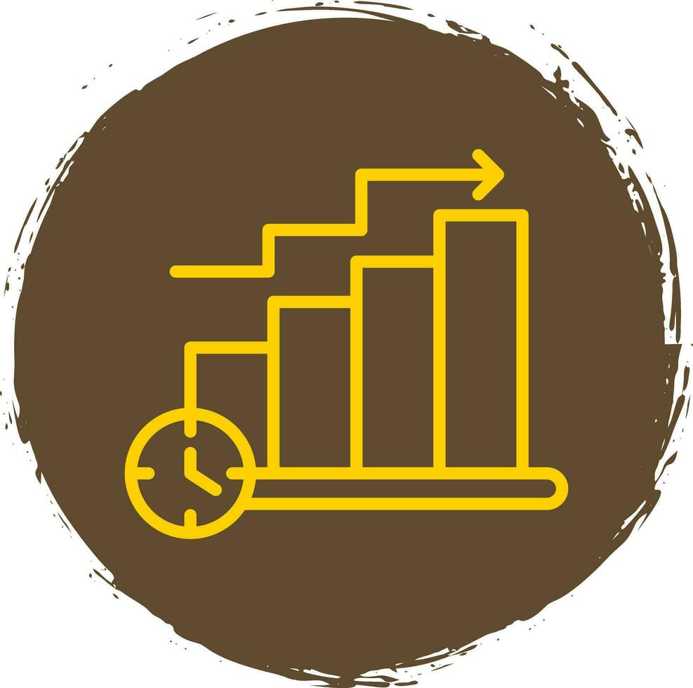 conception d'icône de vecteur de graphique à barres