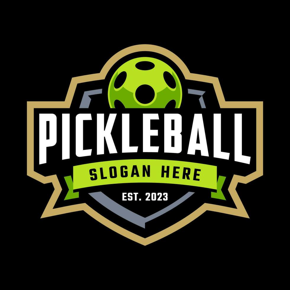 pickleball vecteur modèle logo conception