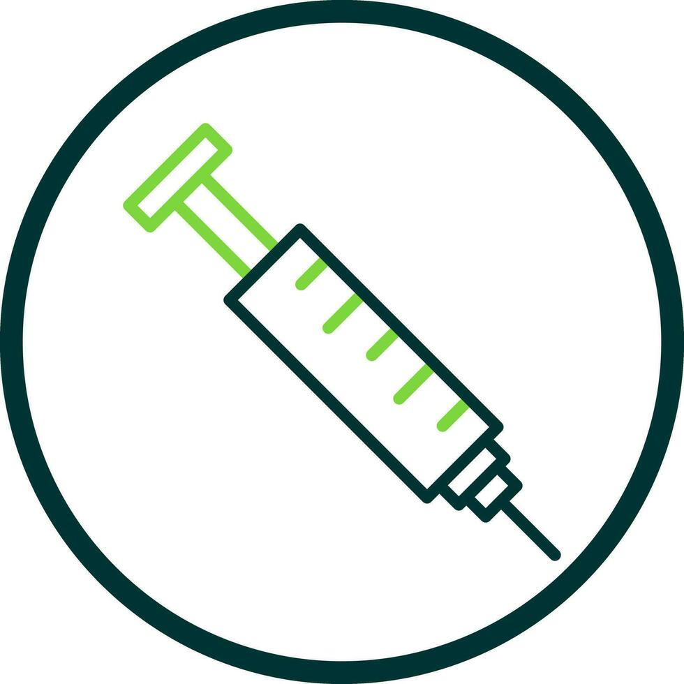 conception d'icône de vecteur d'injection