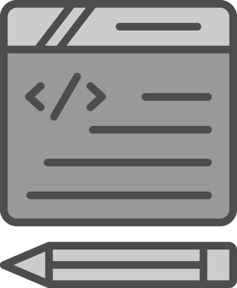 conception d'icônes vectorielles html vecteur