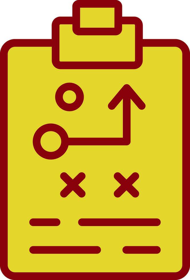 conception d'icône de vecteur de stratégie de planification