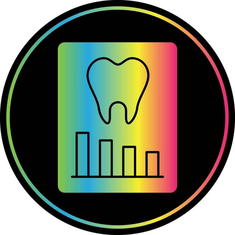 dentaire record vecteur icône conception