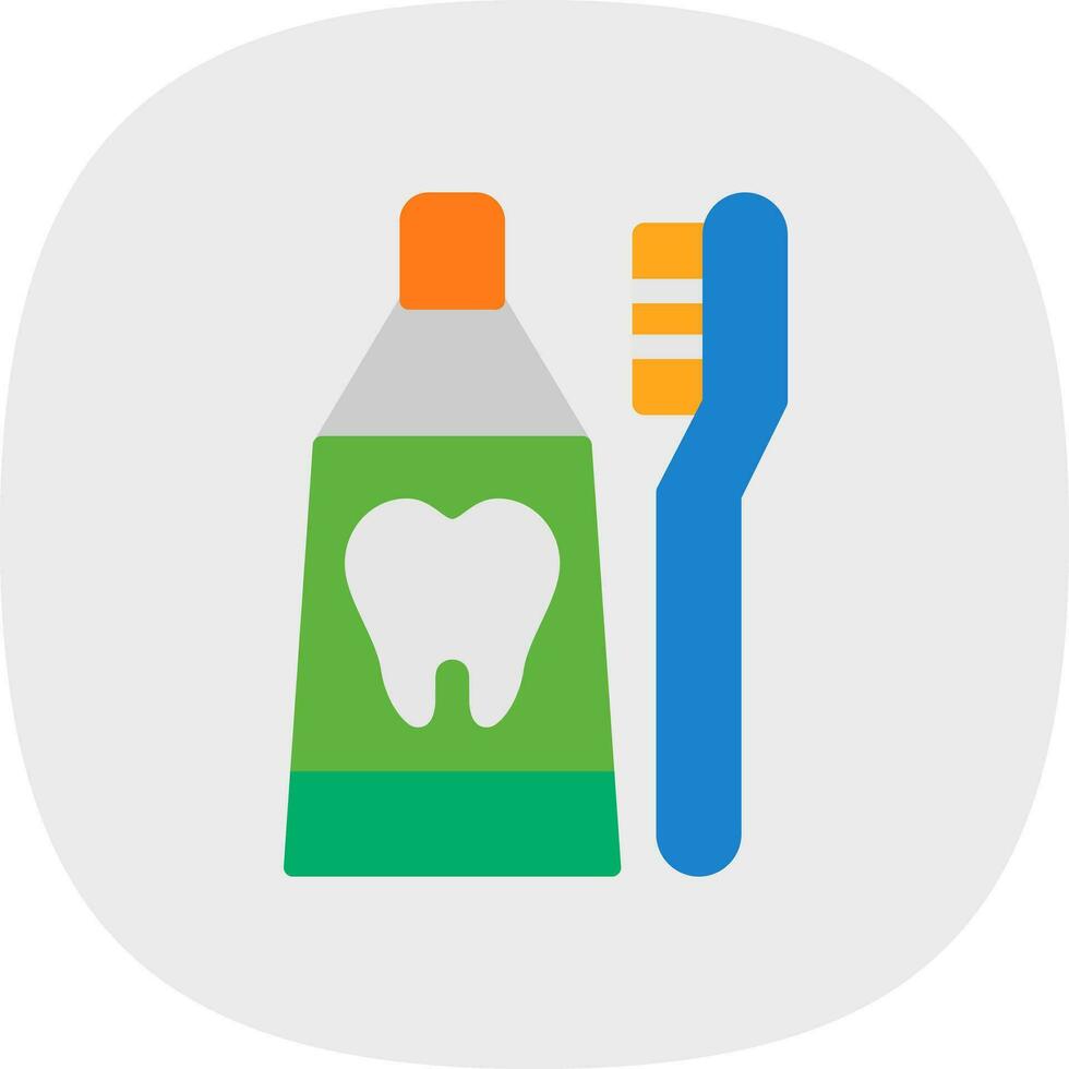 conception d'icône de vecteur de brosse à dents