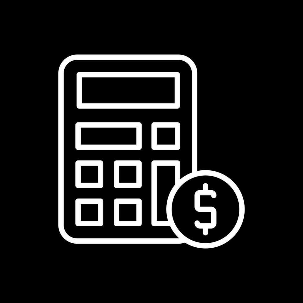 conception d'icône de vecteur de calculatrice