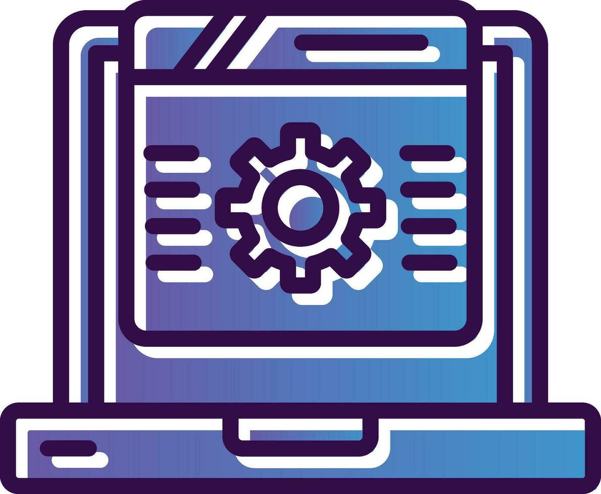 conception d'icônes vectorielles de programmation vecteur