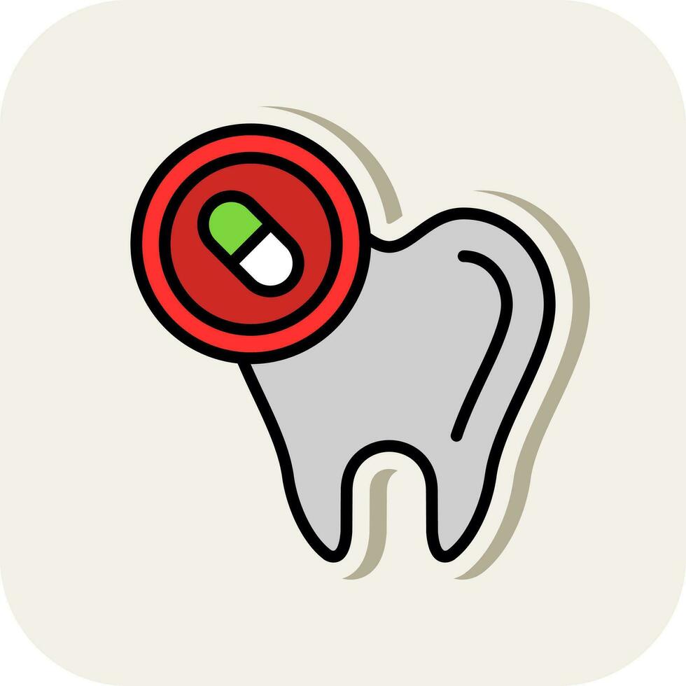 conception d'icône de vecteur de médicament