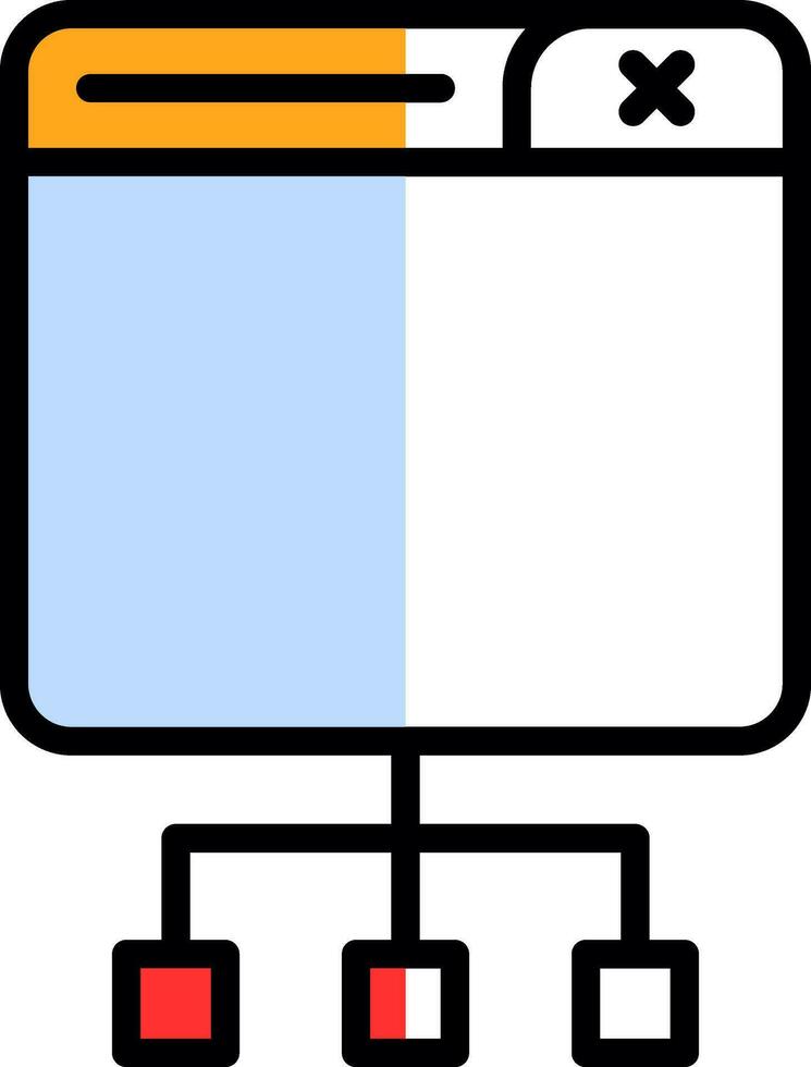 conception d'icône de vecteur de réseau