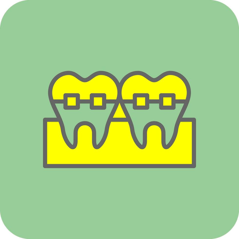 conception d'icône de vecteur de dents
