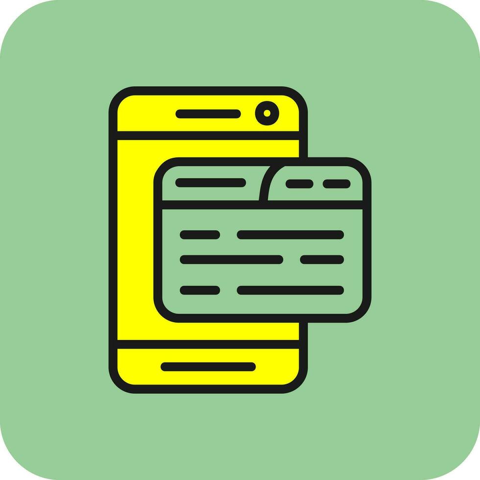 mobile app vecteur icône conception