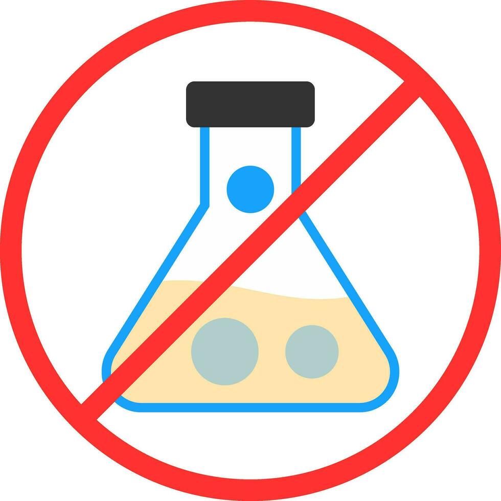 aucune conception d'icône de vecteur d'additifs