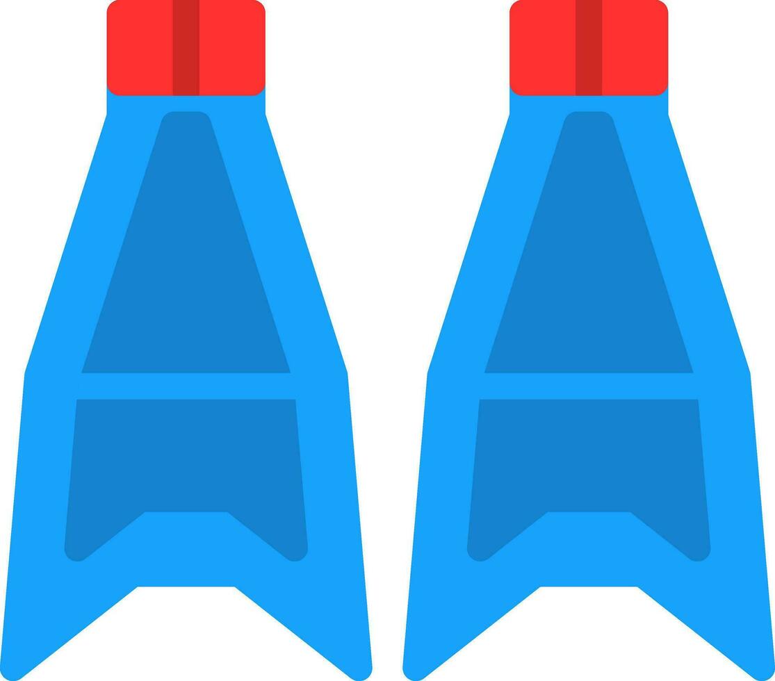 conception d'icône de vecteur d'ailettes