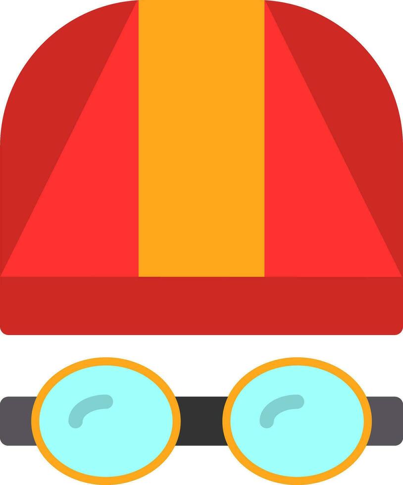 conception d'icône vectorielle bonnet de bain vecteur