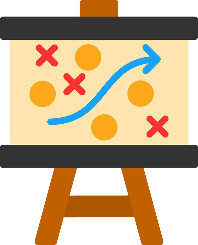 conception d'icône de vecteur de stratégie