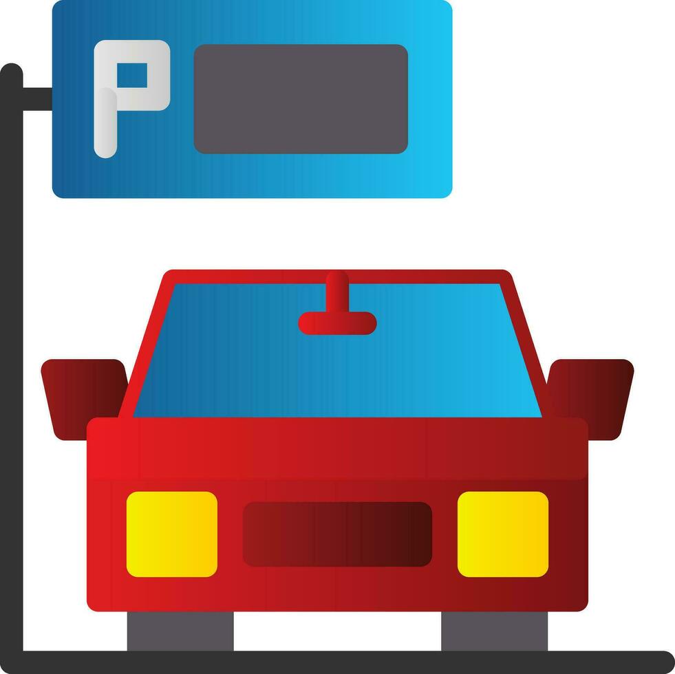 conception d'icône de vecteur de stationnement