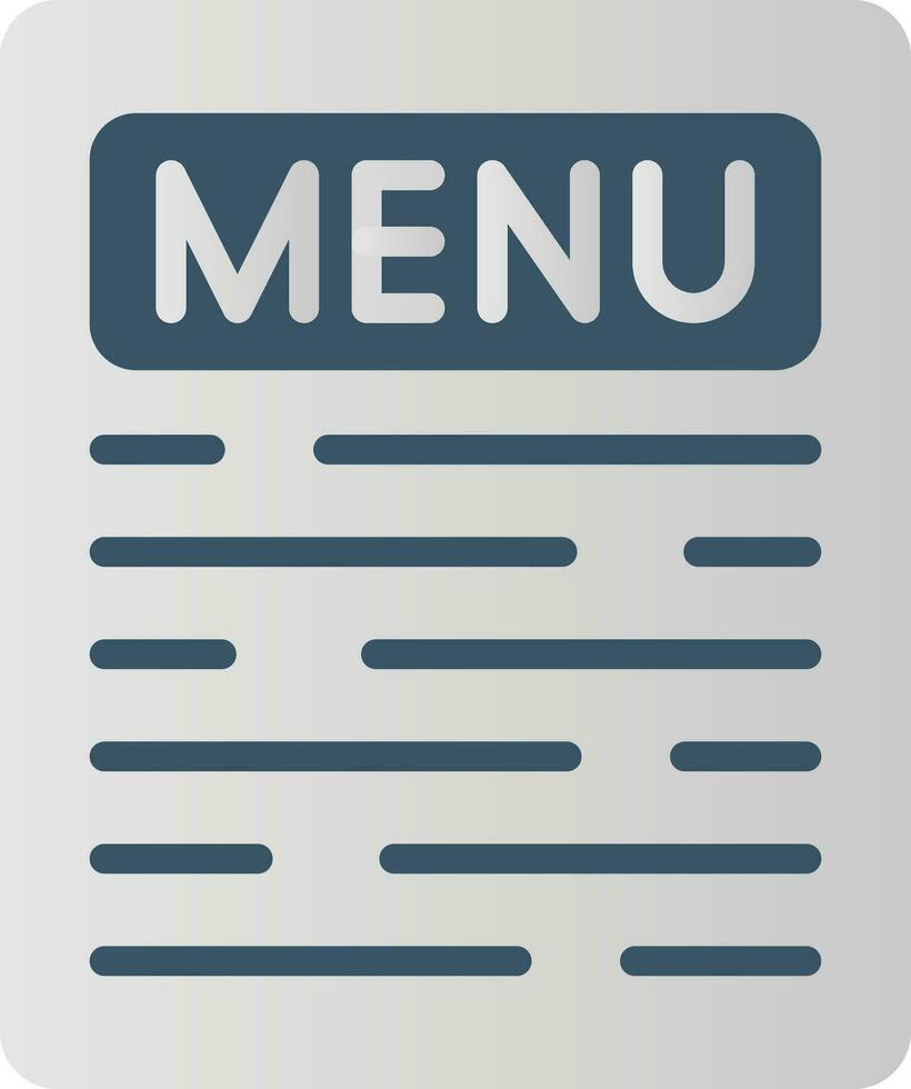 conception d'icône de vecteur de menu