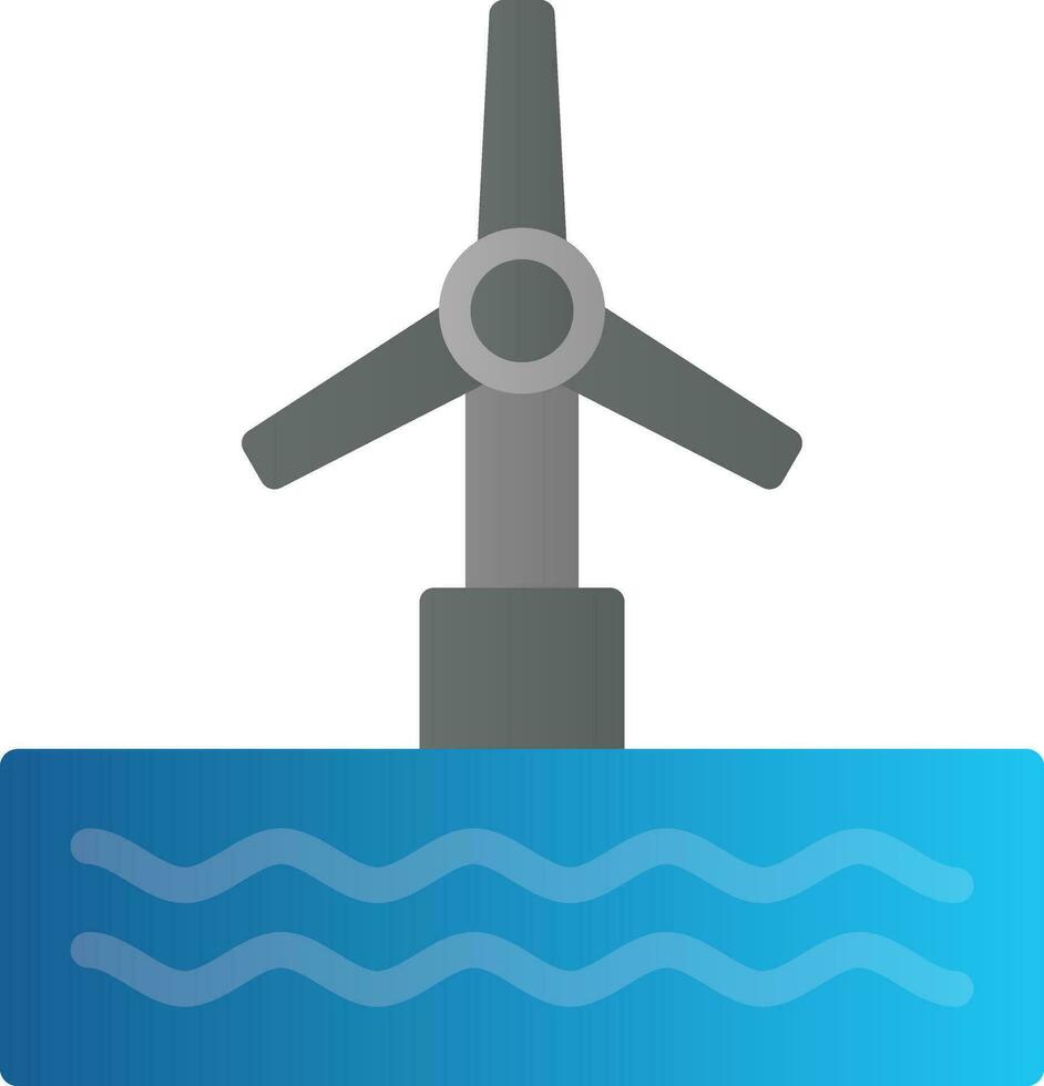 conception d'icône de vecteur de turbine