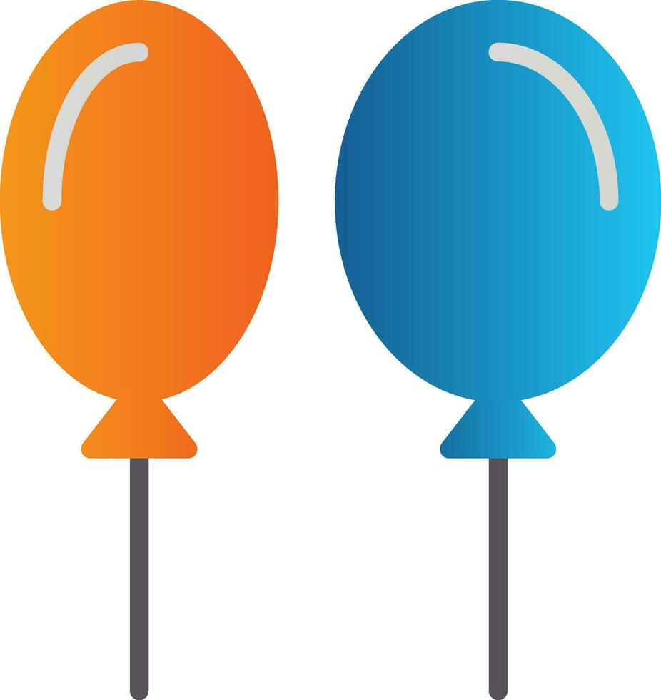 conception d'icône de vecteur de ballons