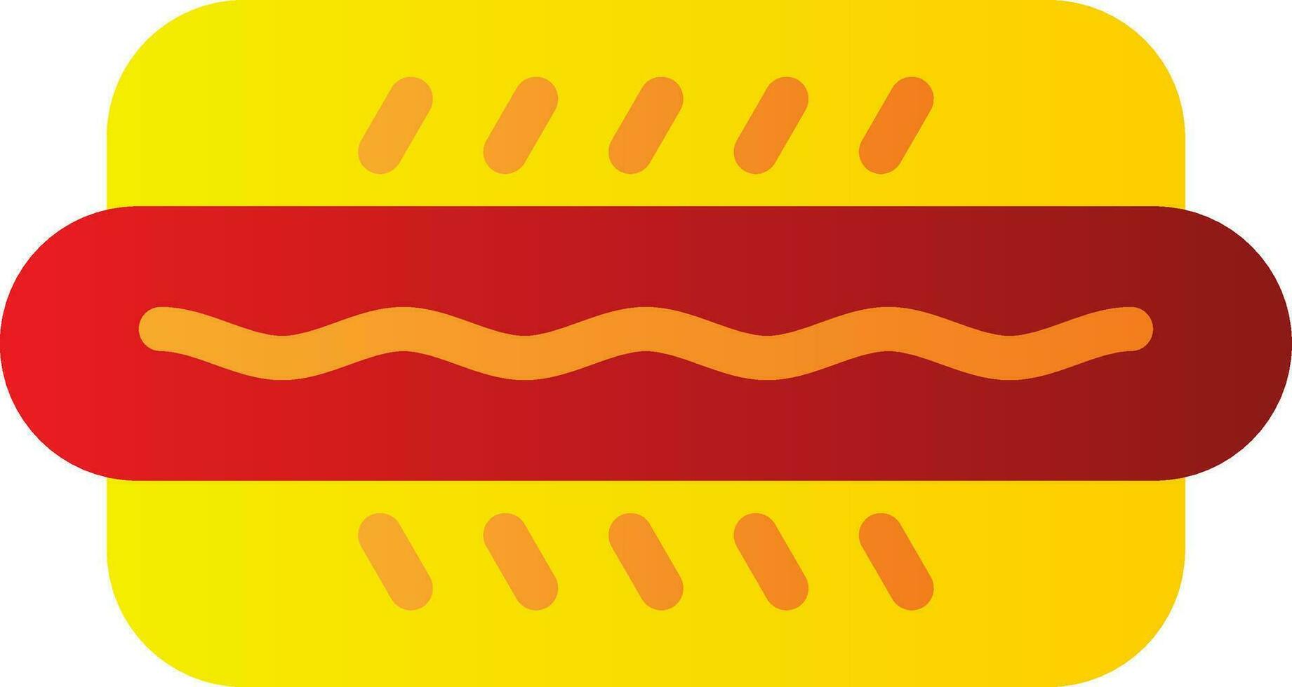 conception d'icône de vecteur de hot-dog