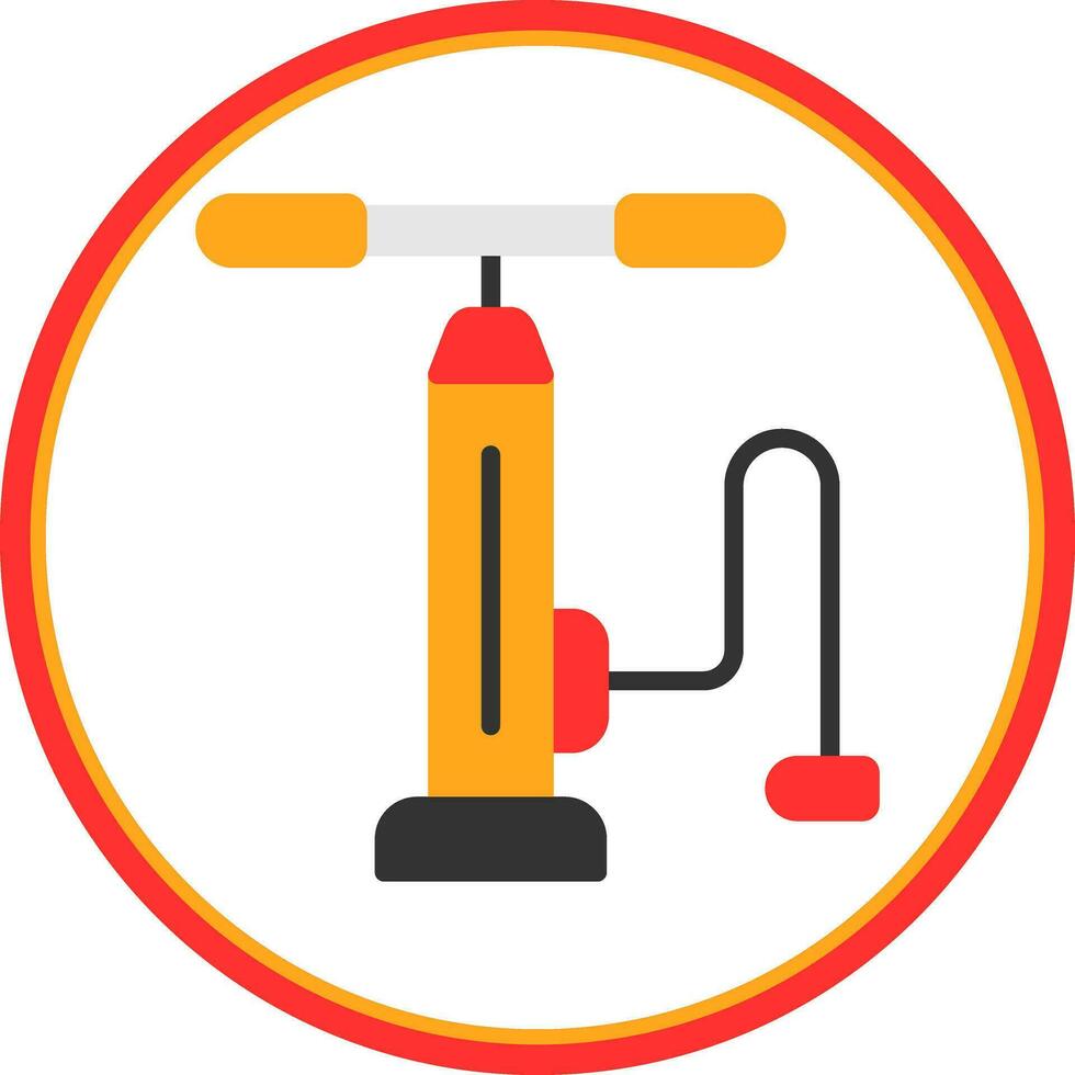 conception d'icône de vecteur de pompe à air