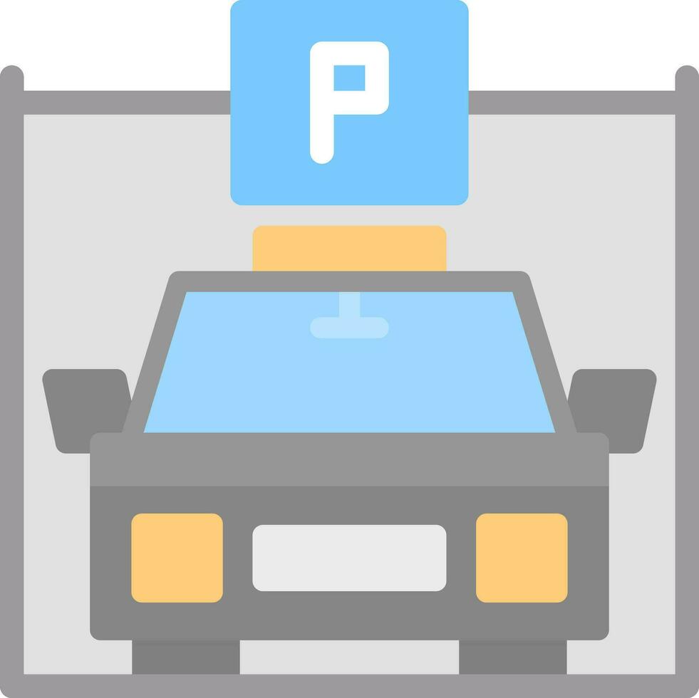 conception d'icône de vecteur de stationnement