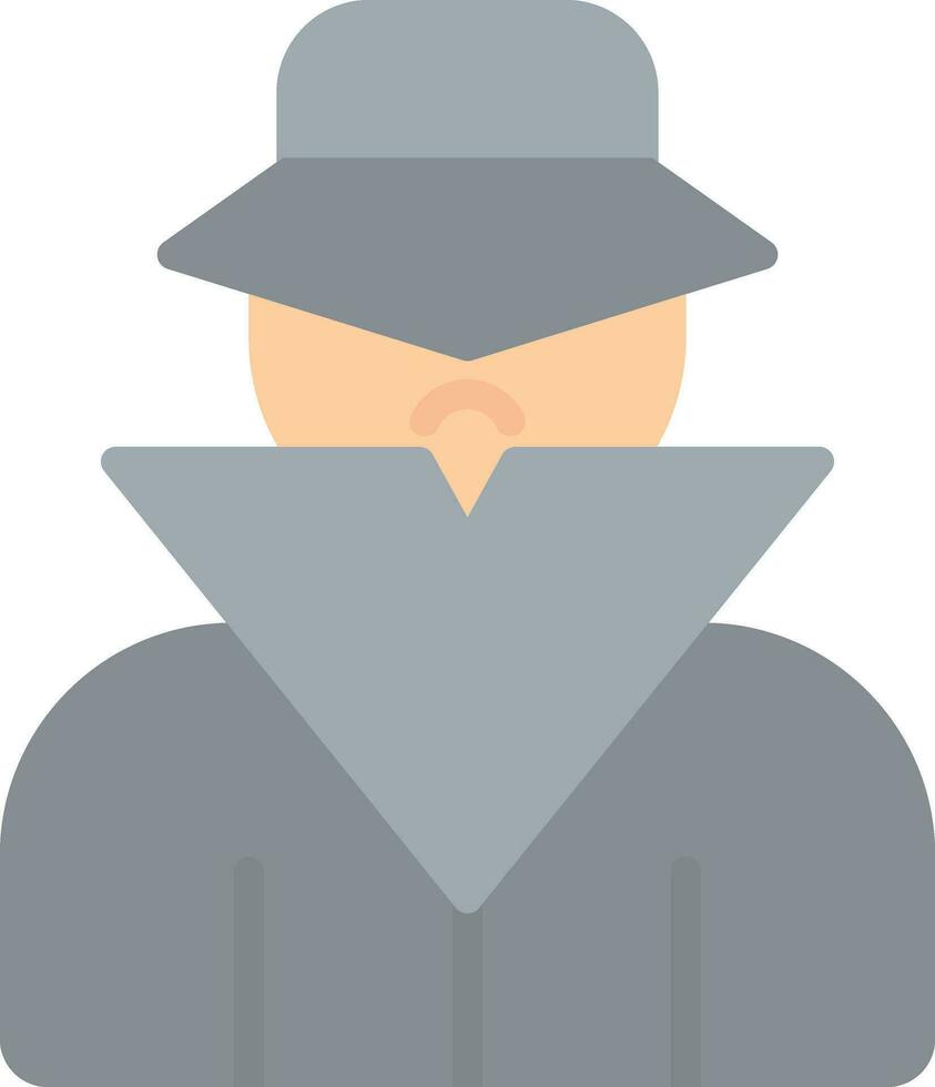 conception d'icône de vecteur de détective
