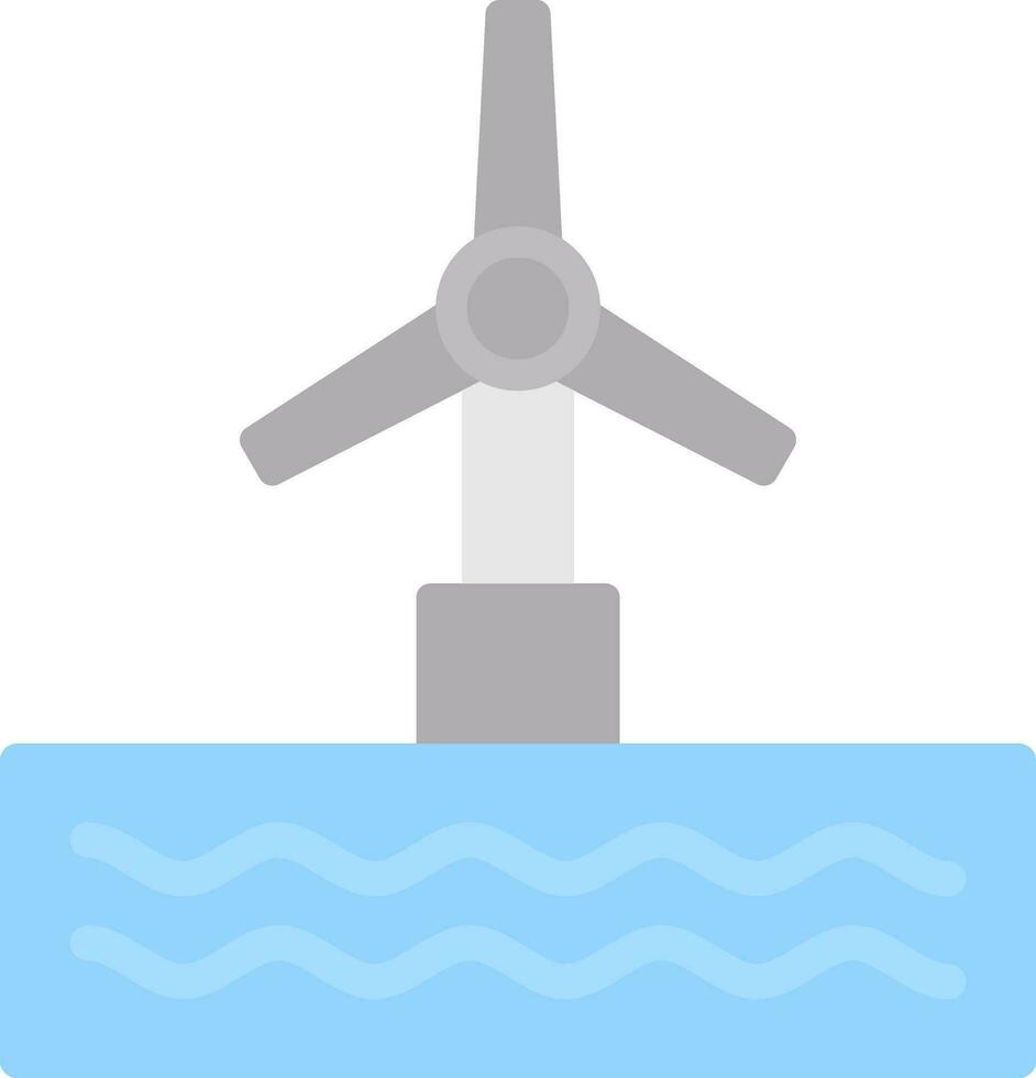 conception d'icône de vecteur de turbine