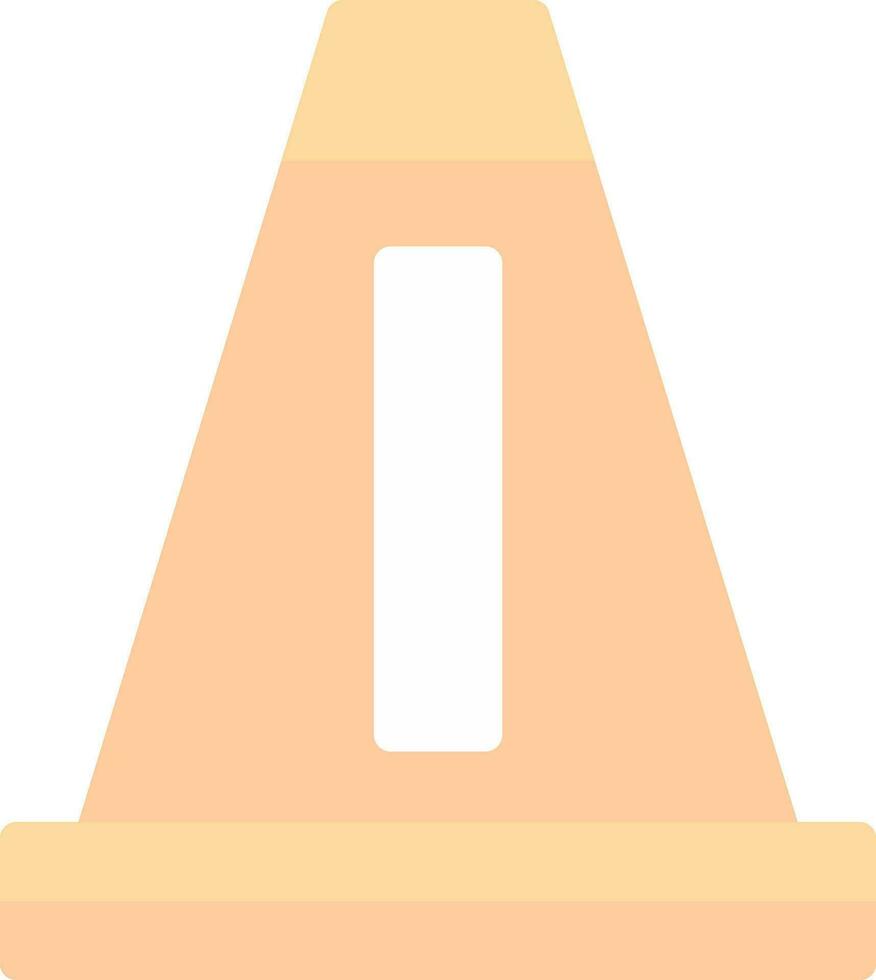 conception d'icône de vecteur de cône de trafic