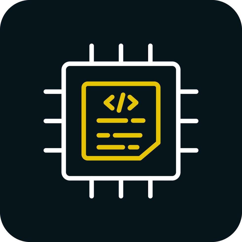 conception d'icône de vecteur de processeur