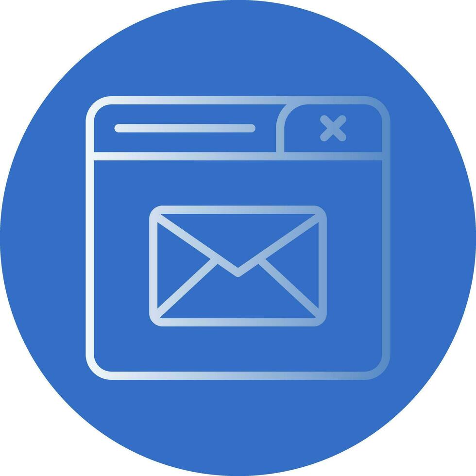 contact courrier vecteur icône conception