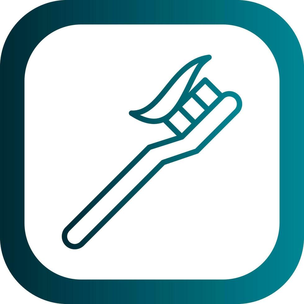 conception d'icône de vecteur de brosse à dents