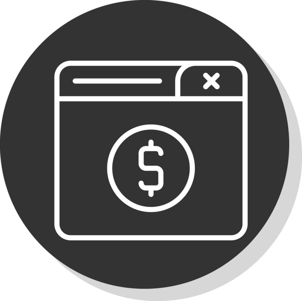 conception d'icône de vecteur de paiement en ligne