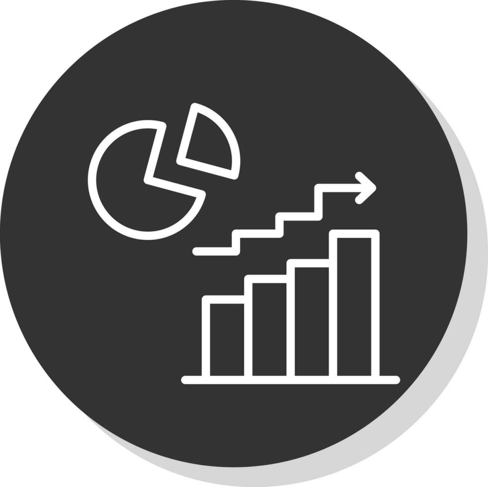 conception d'icône de vecteur de croissance