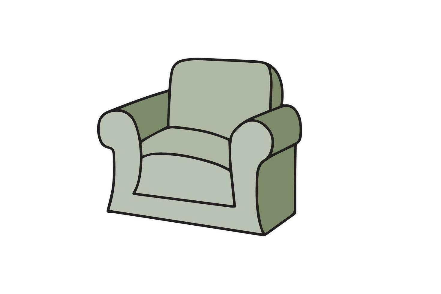 fauteuil, linéaire style signe pour mobile concept et la toile conception. symbole, logo illustration. vecteur graphique