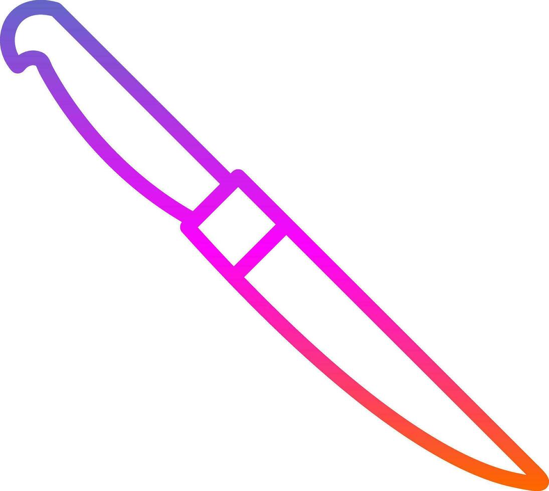 conception d'icône de vecteur de couteau