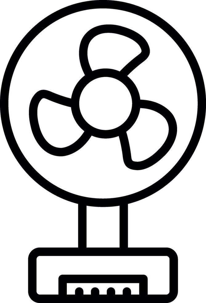 ventilateur vecteur icône conception