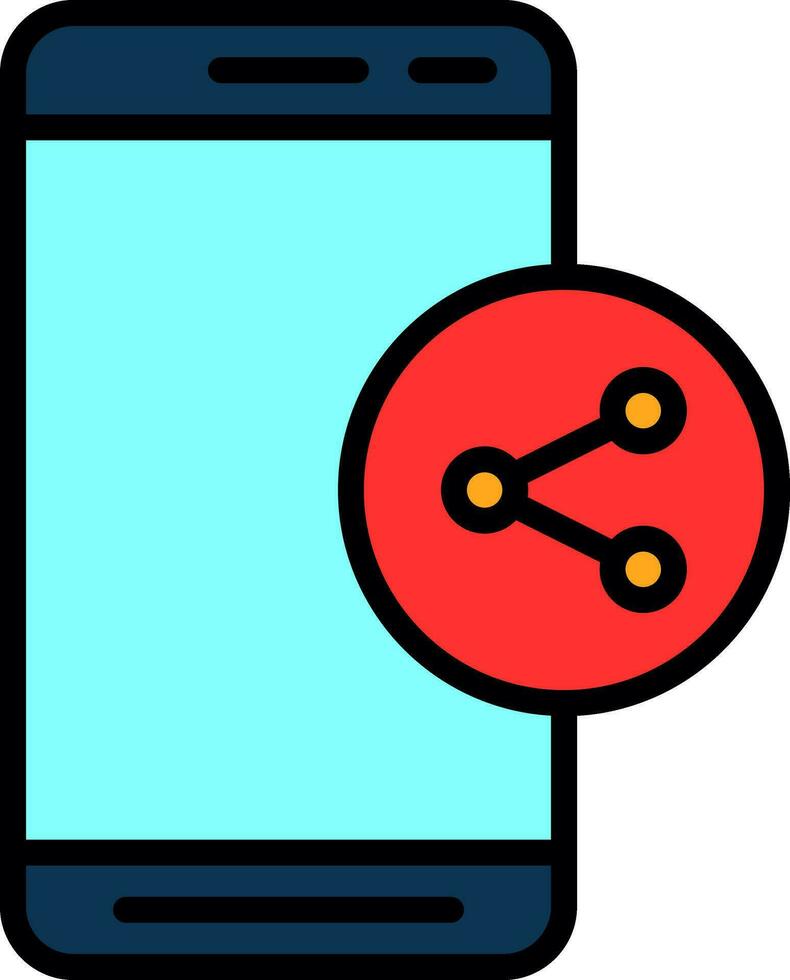 partager vecteur icône conception