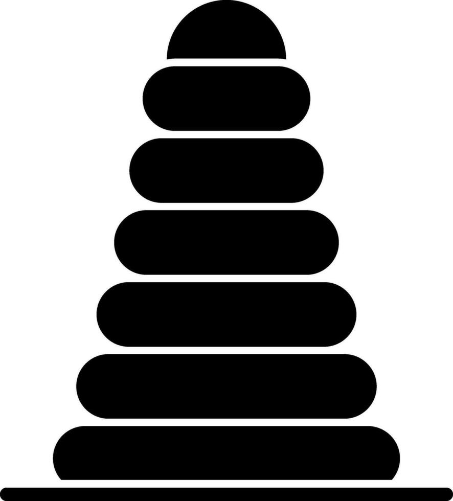 pyramide vecteur icône conception