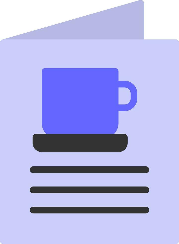 conception d'icône de vecteur de menu de café