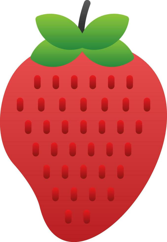 conception d'icône de vecteur de fraise