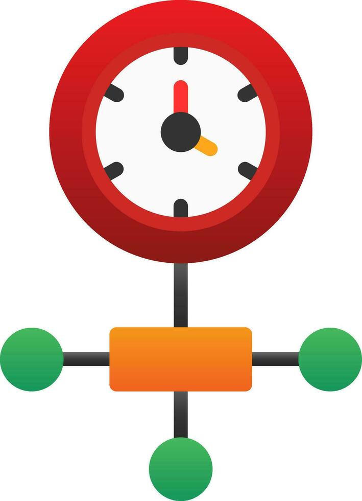 conception d'icône de vecteur de temps