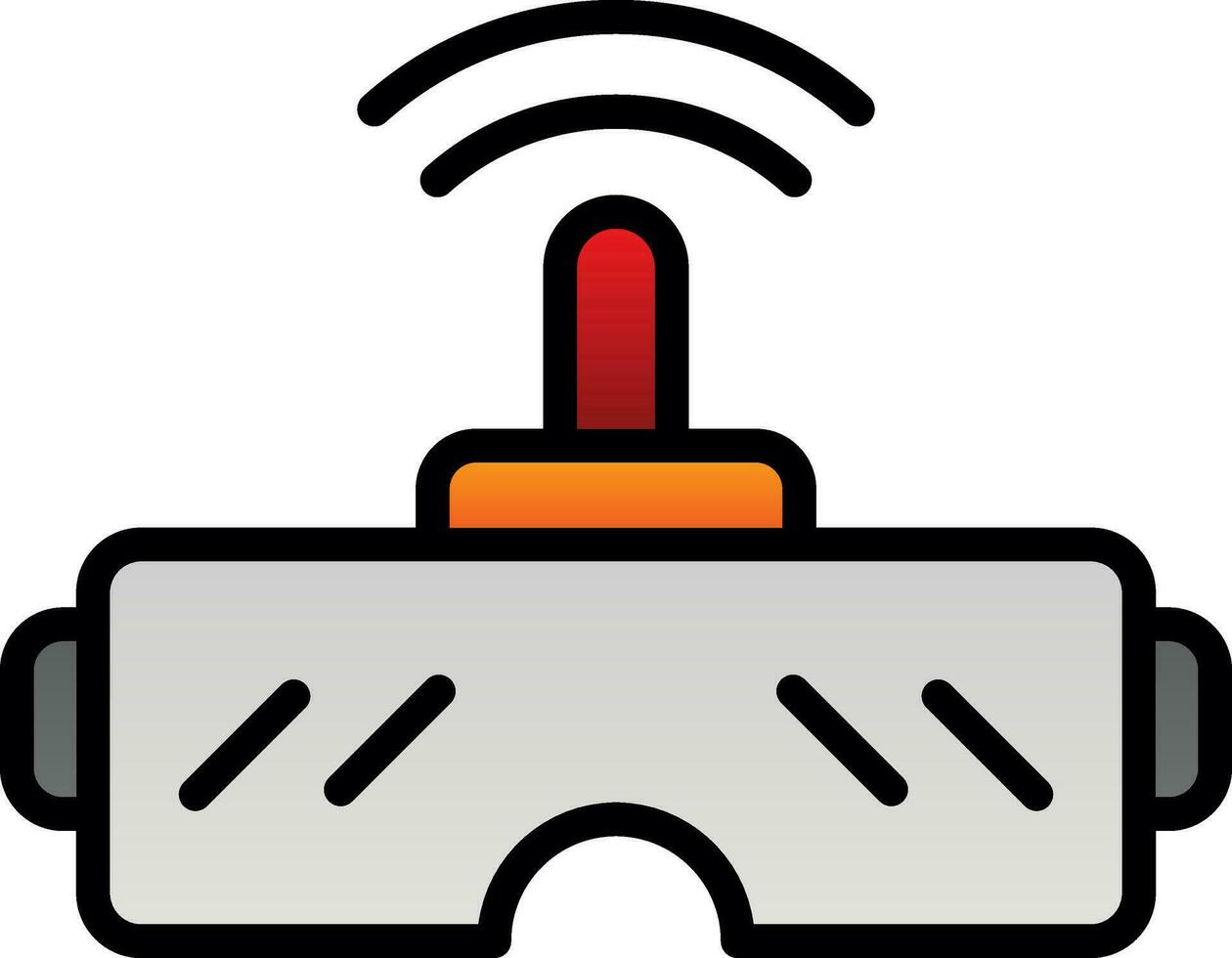 virtuel réalité vecteur icône conception