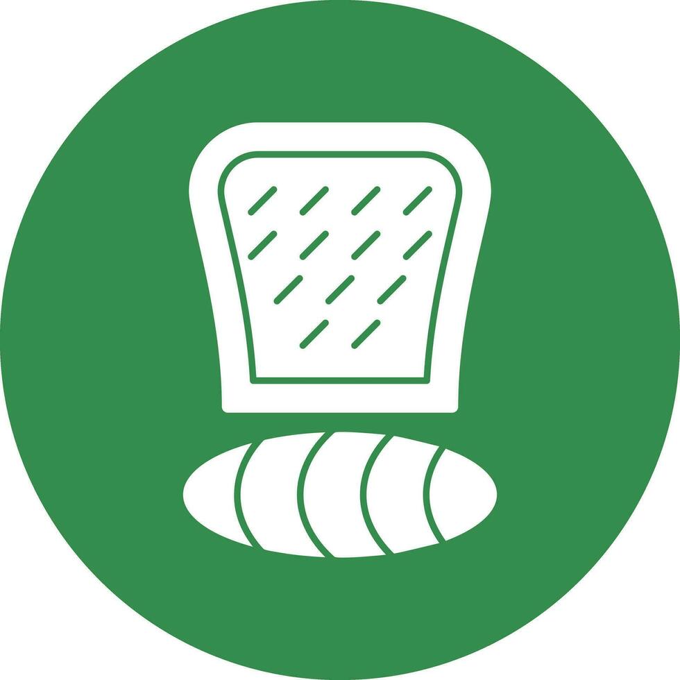 conception d'icône de vecteur de pain