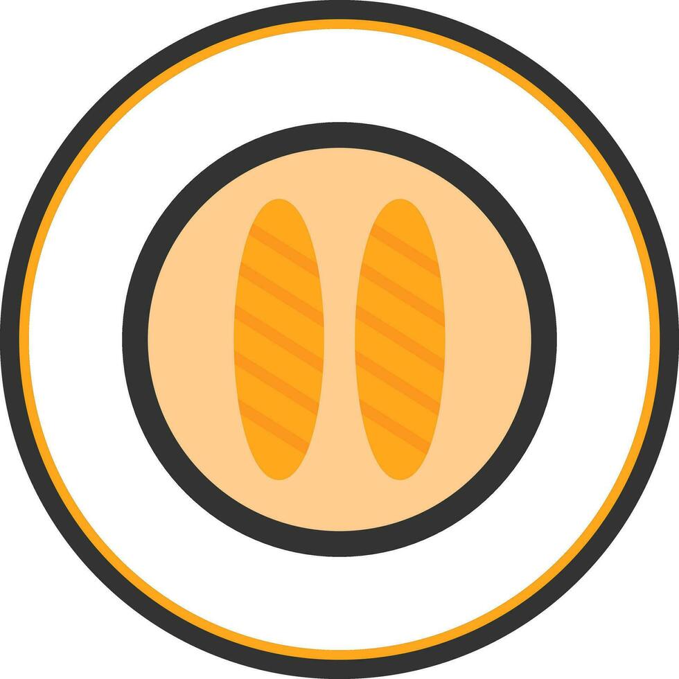 conception d'icône de vecteur de baguette