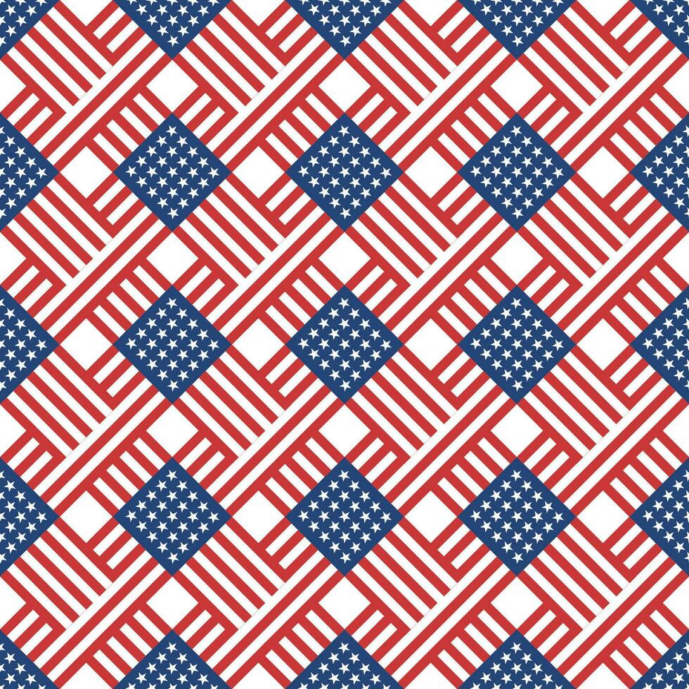 sans couture modèle avec Etats-Unis drapeau vecteur