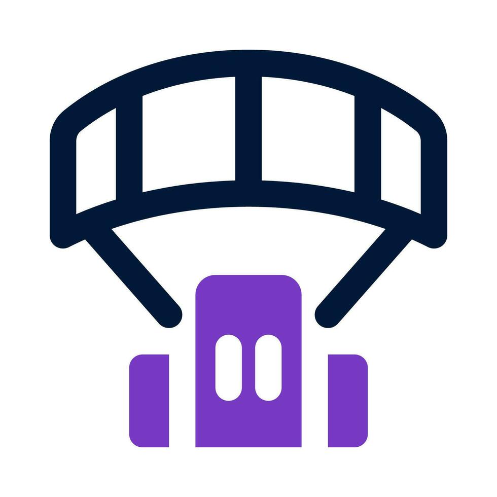 parachute icône pour votre site Internet, mobile, présentation, et logo conception. vecteur