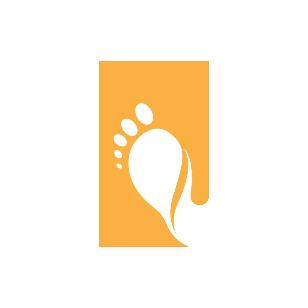 soins des pieds logo design santé illustration femme pédicure salon vecteur