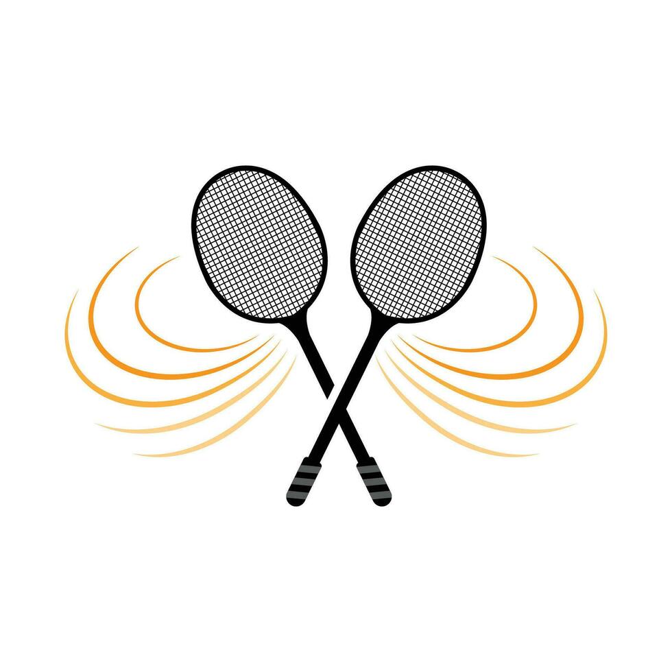 badminton logo conception, des sports vecteur, volant logo, badminton tournoi, Facile minimaliste badge vecteur