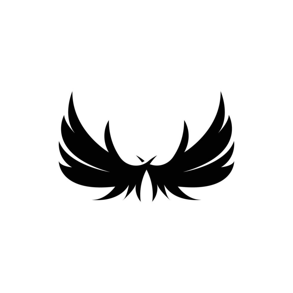 aile logo conception, vecteur Aigle faucon ailes, beauté en volant oiseau, illustration symbole