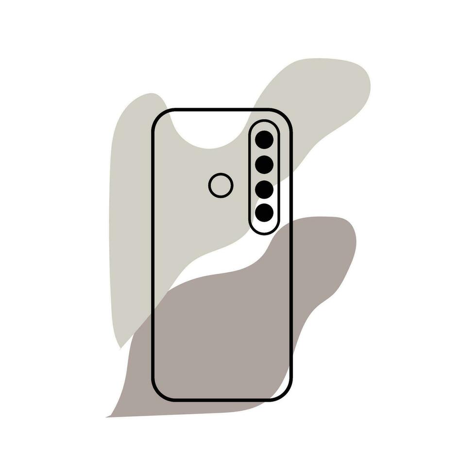 logo smartphone, vecteur électronique moderne, conception de boutique smartphone, produits électroniques